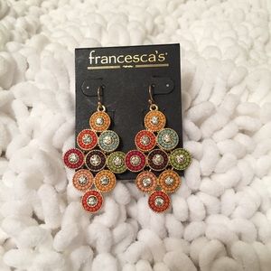 Francesca's earrings. NWT!